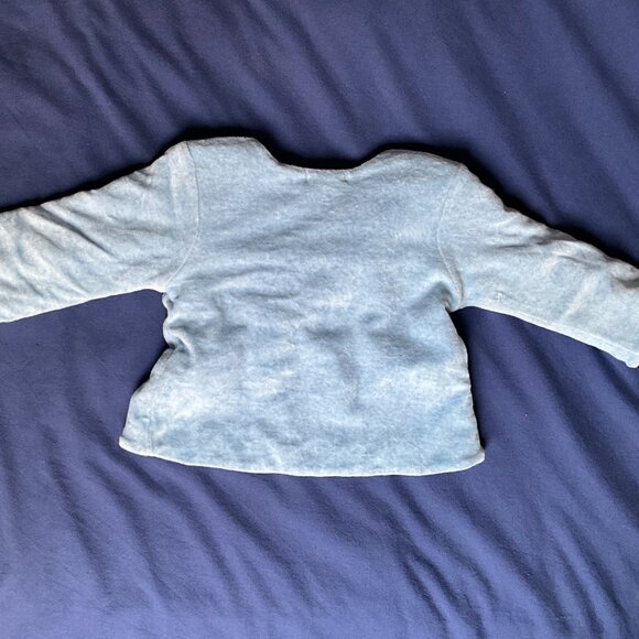 Purebaby - Baby Blue Cozy Sweater - Picture 2 of 4